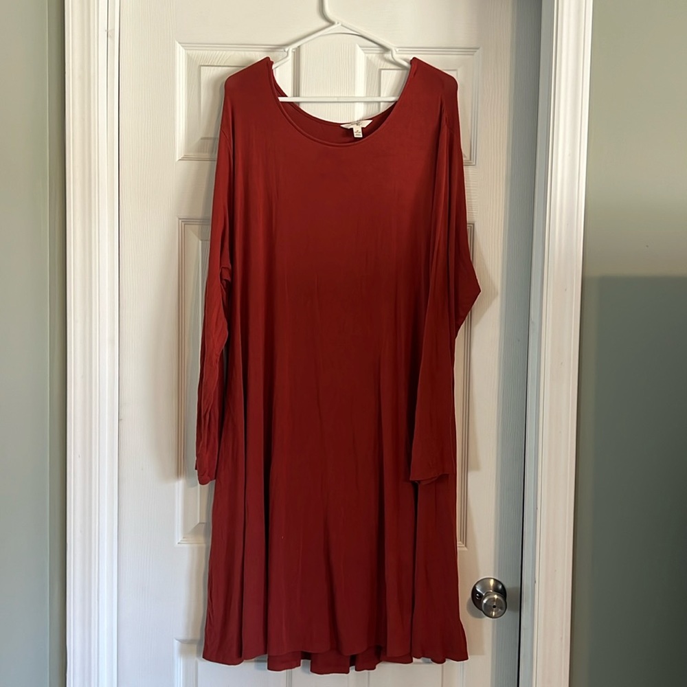 Terra & Sky Long Sleeve Dress